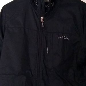 Eddie Bauer Hooded Windbreaker with Multiply Inside Pockets Like New
